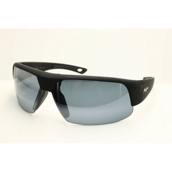 Maui Jim 523-2MR Wrap Black Polarized Sunglasses - Picture 5 of 8